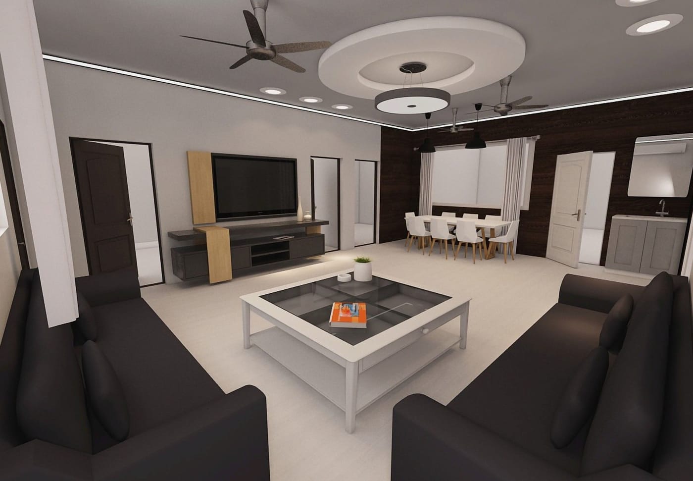 Contemporary floor plan
