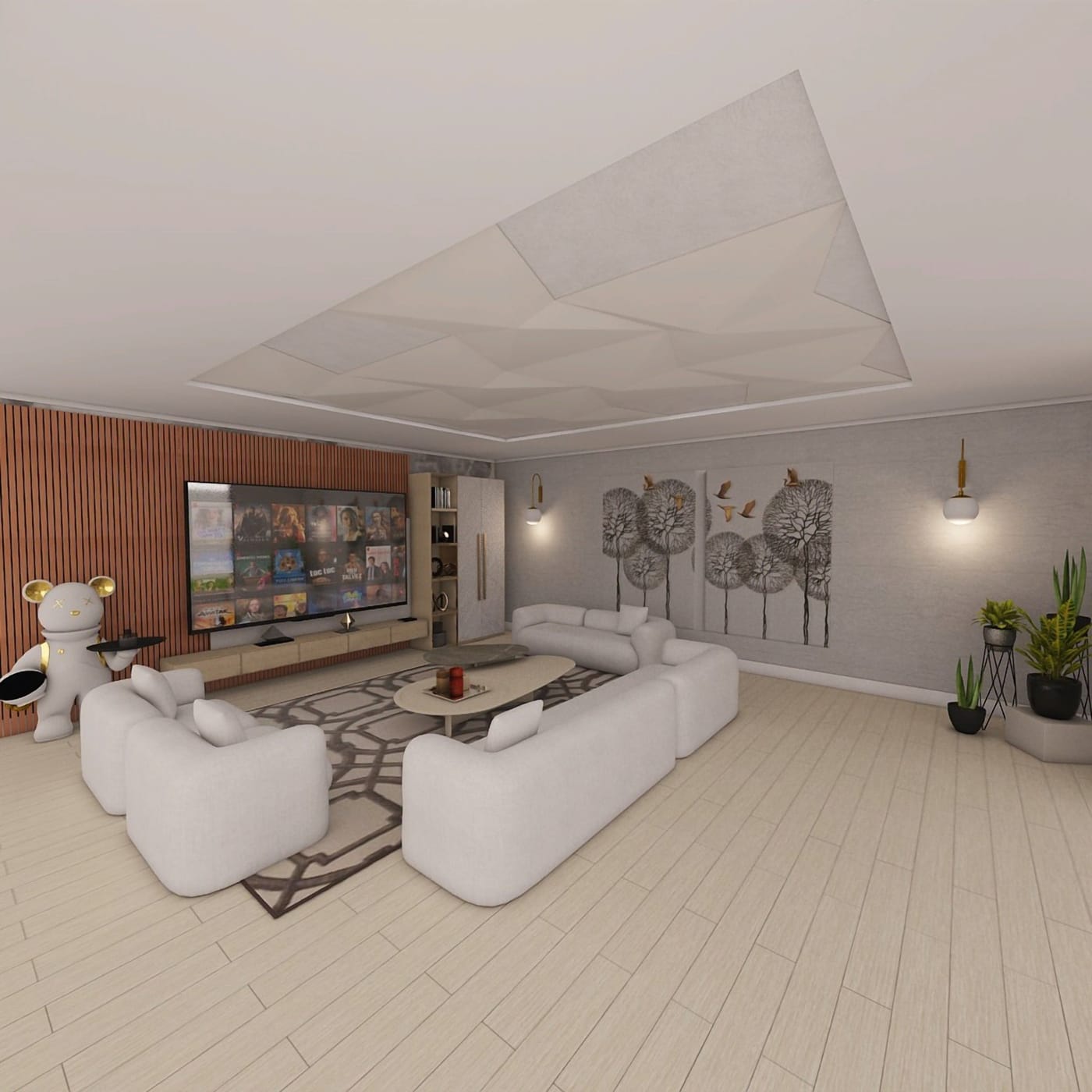 Traditional floor plan