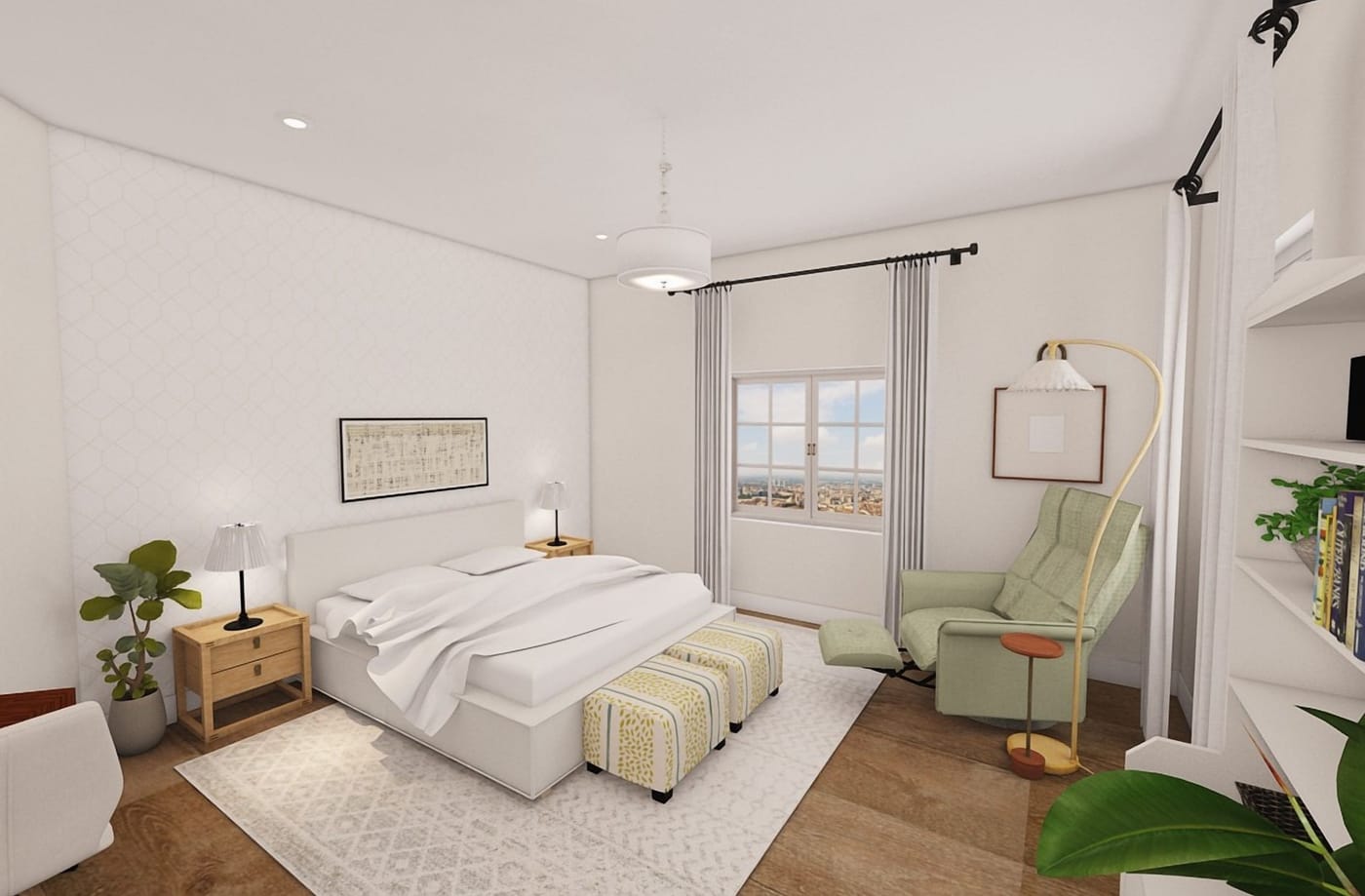 Traditional bedroom