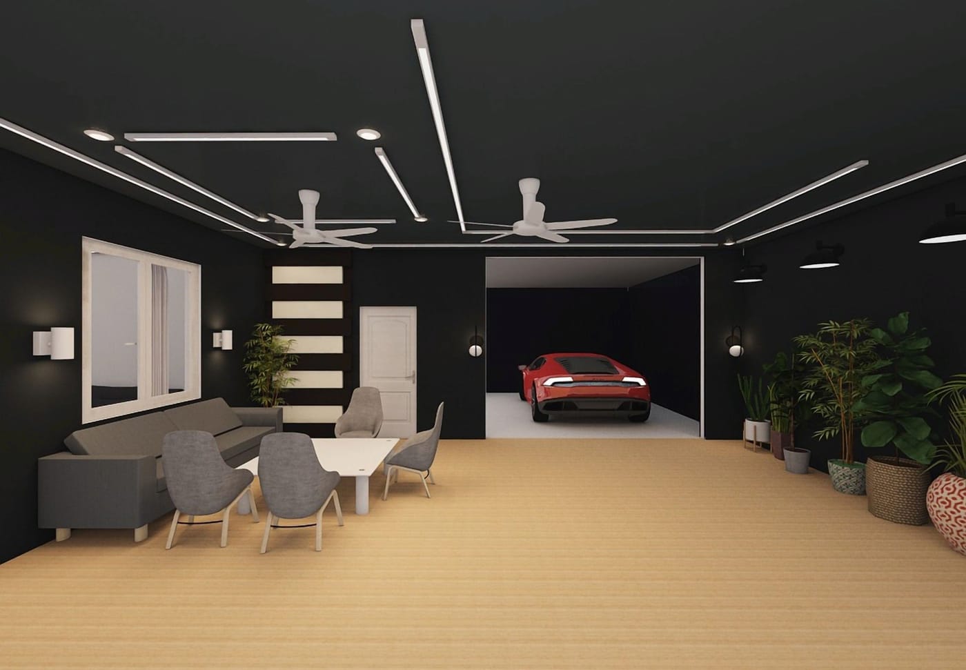 Contemporary floor plan