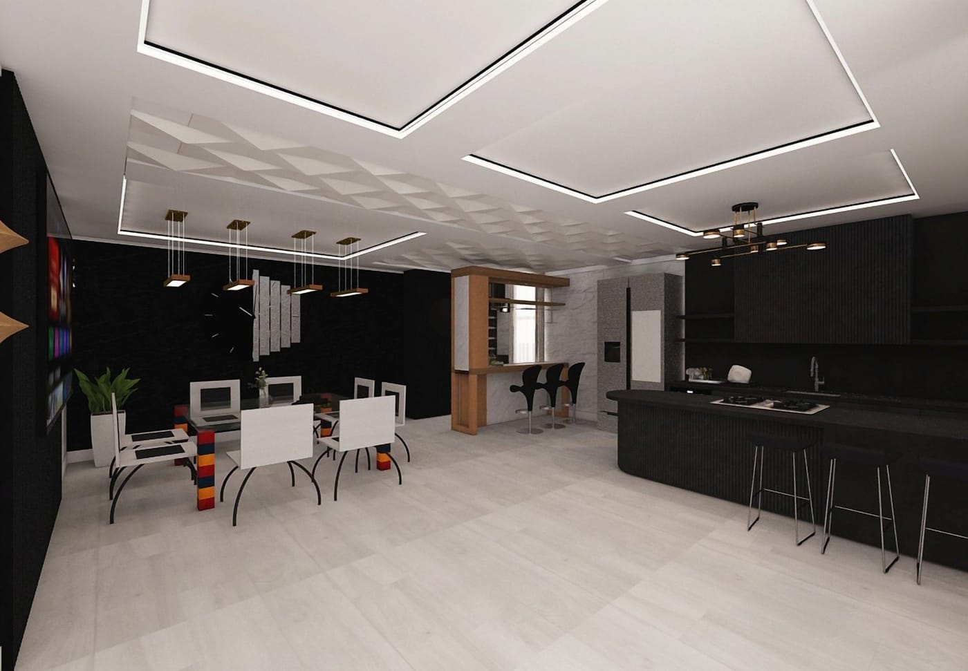 Contemporary floor plan