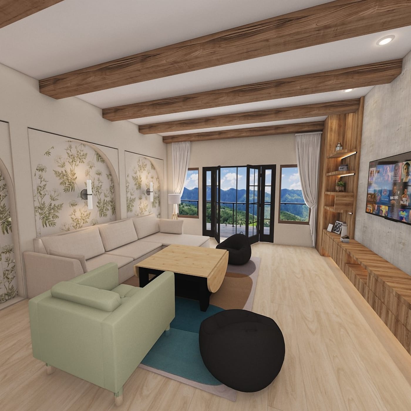Contemporary bedroom