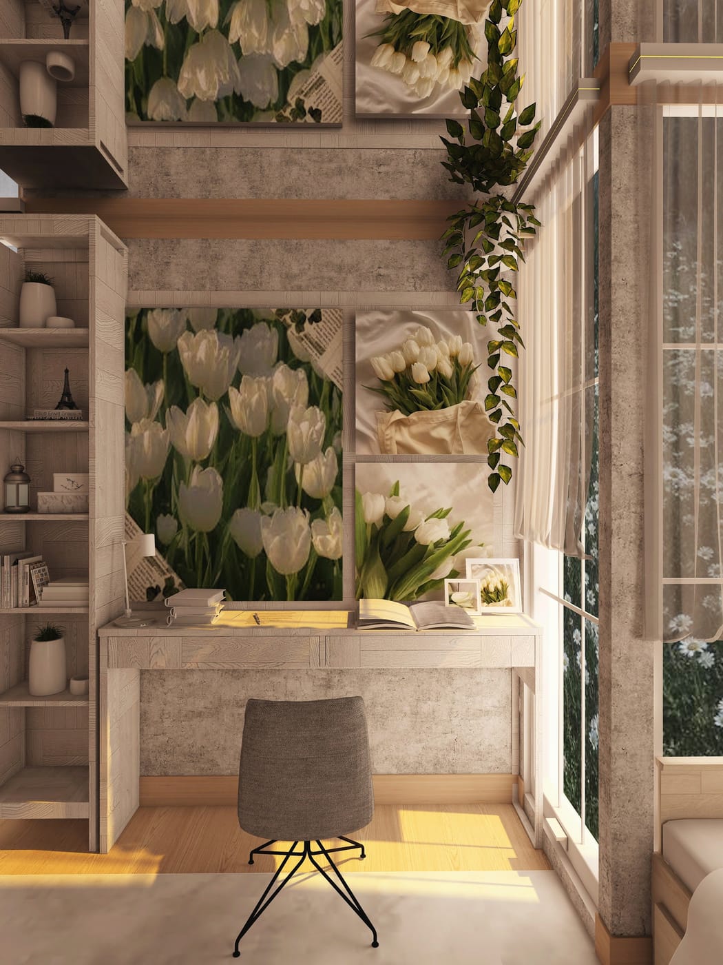 Traditional bedroom