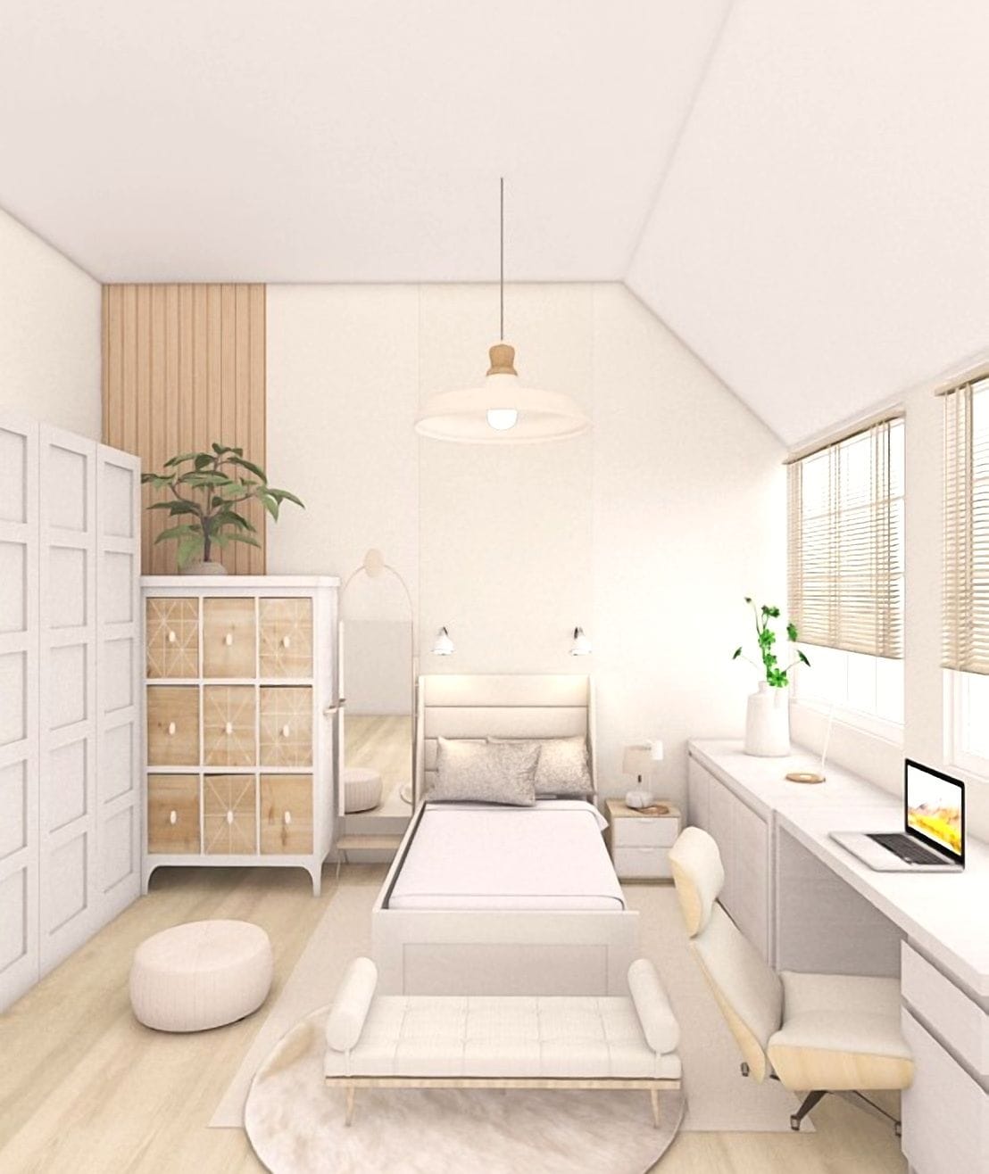Contemporary bedroom
