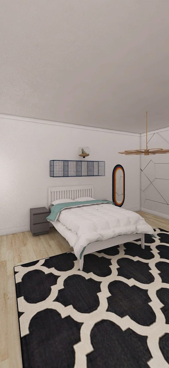 Mid-century floor plan