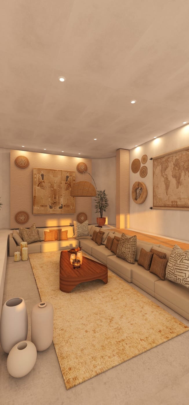 Boho living room