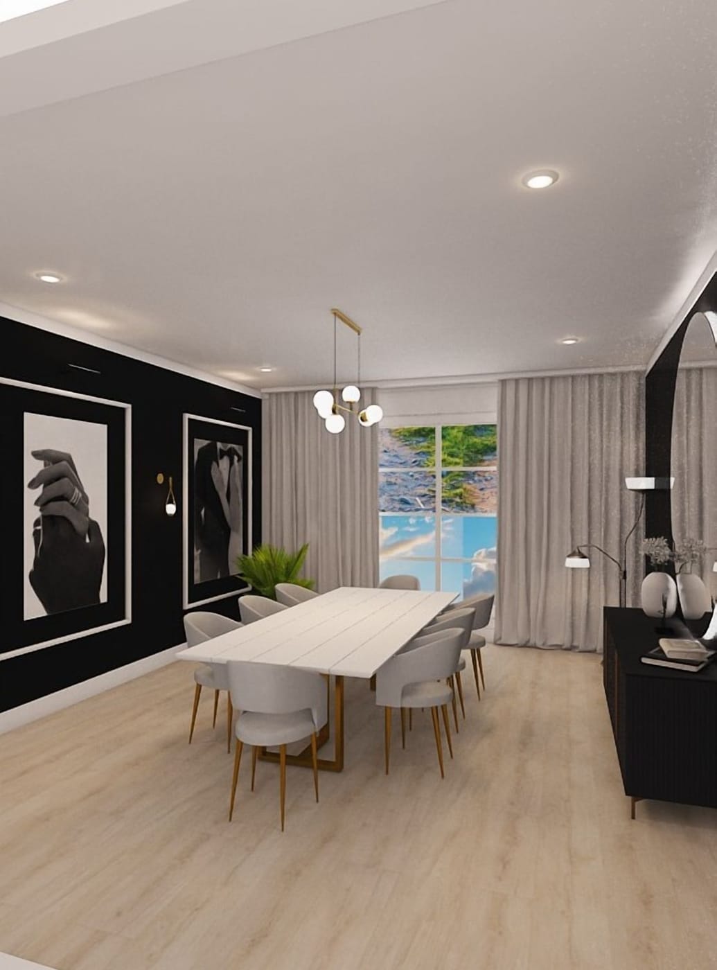 Mid-century dining room