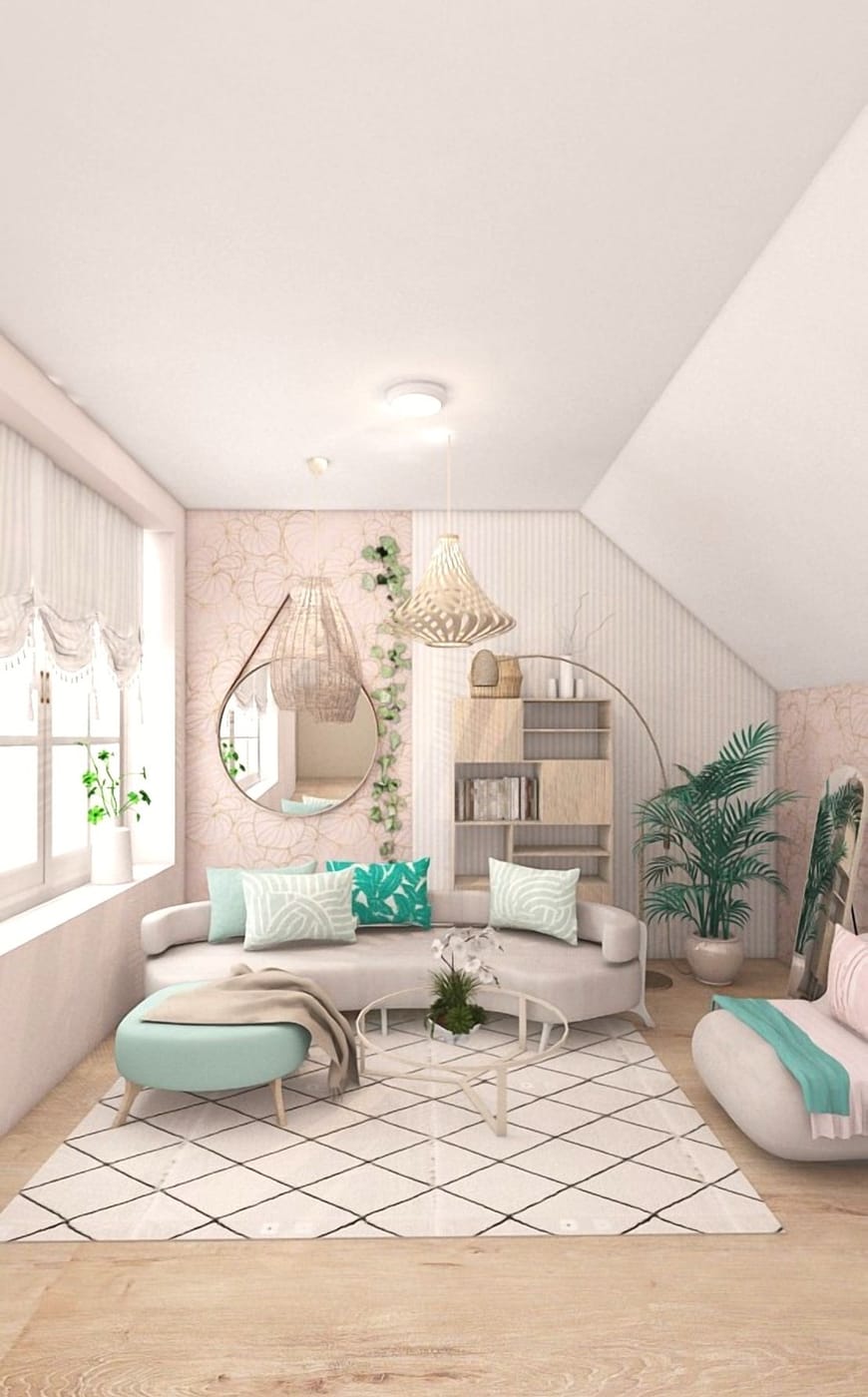 Boho living room