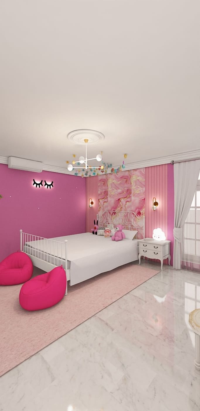 Boho kids room