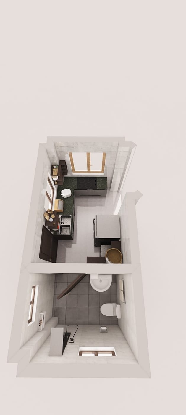 Mid-century floor plan