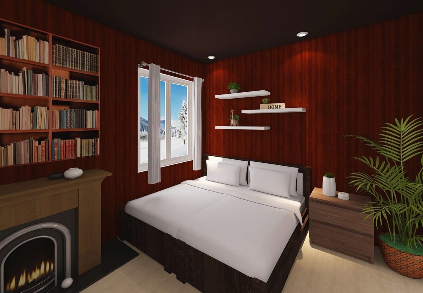 Contemporary bedroom