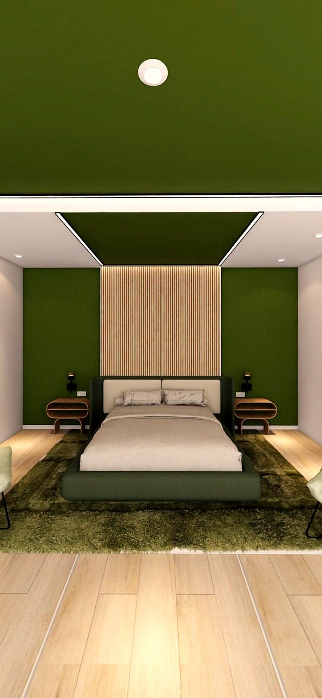 Mid-century bedroom