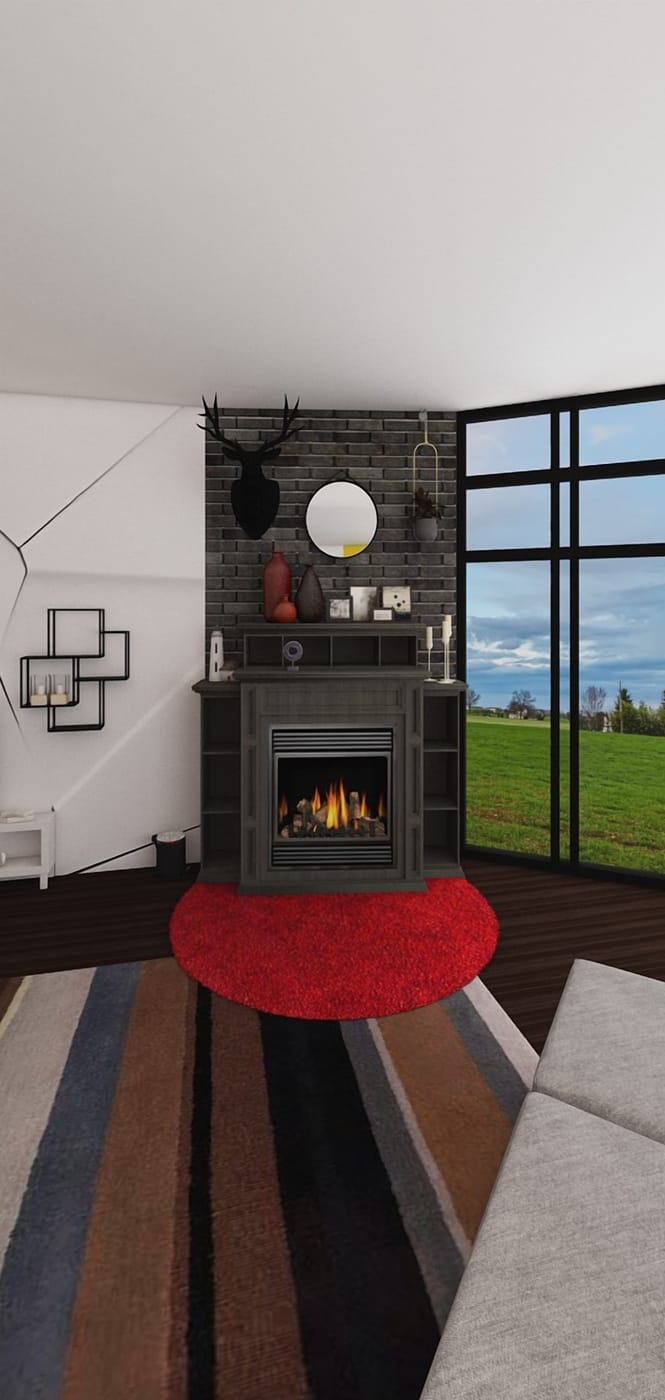 Mid-century living room
