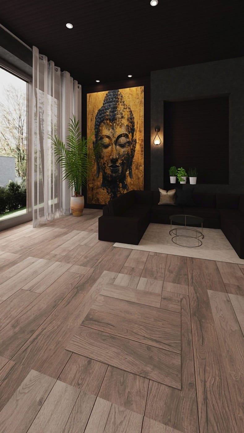 Mid-century living room
