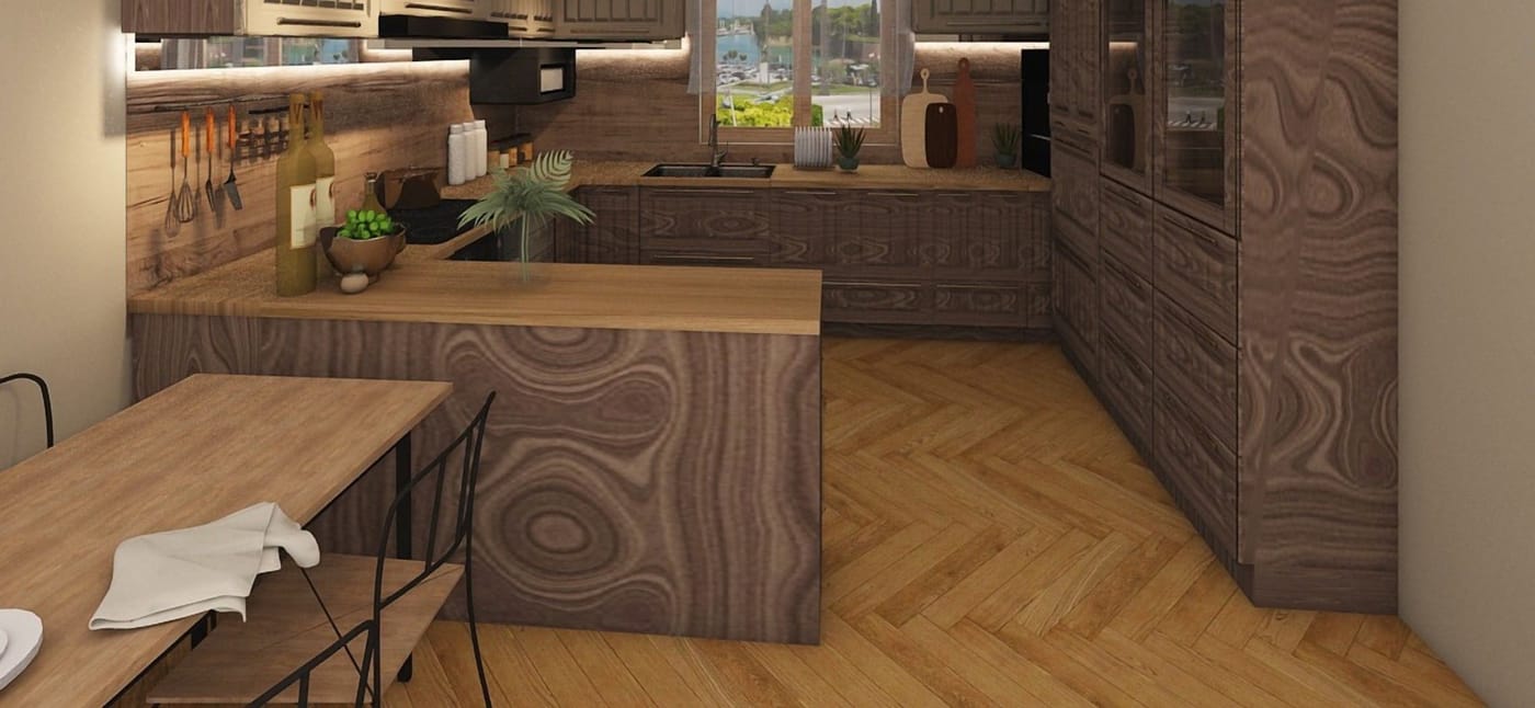 Mid-century kitchen
