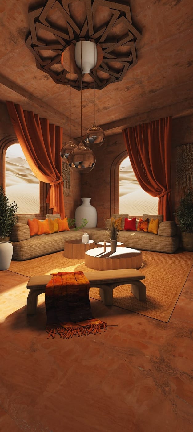Boho living room