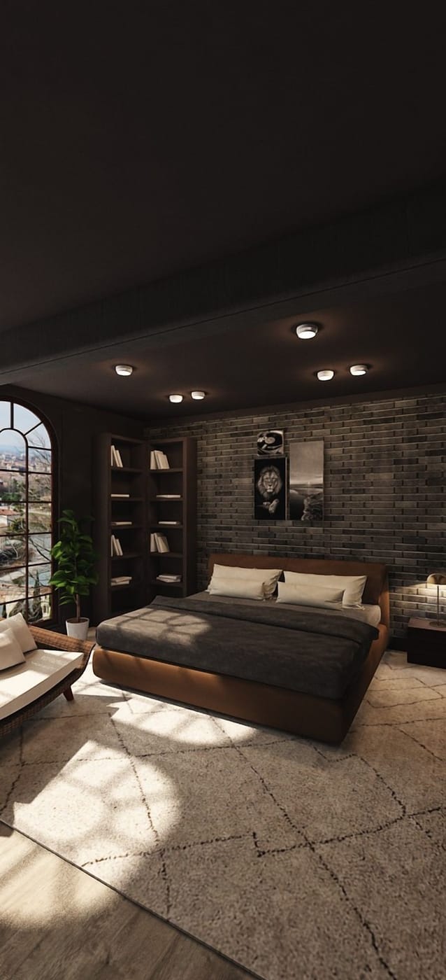 Industrial bedroom