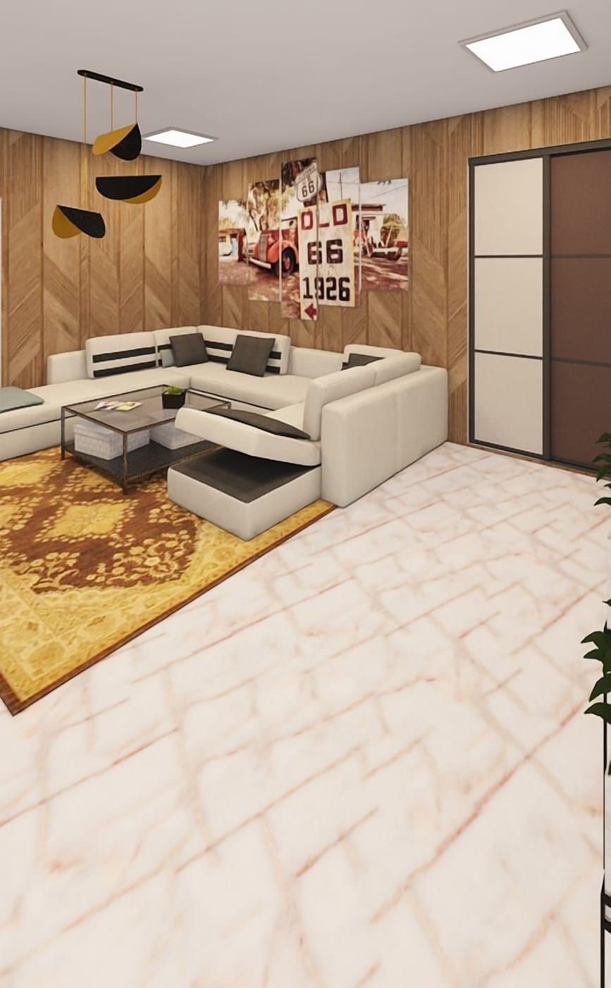 Contemporary floor plan