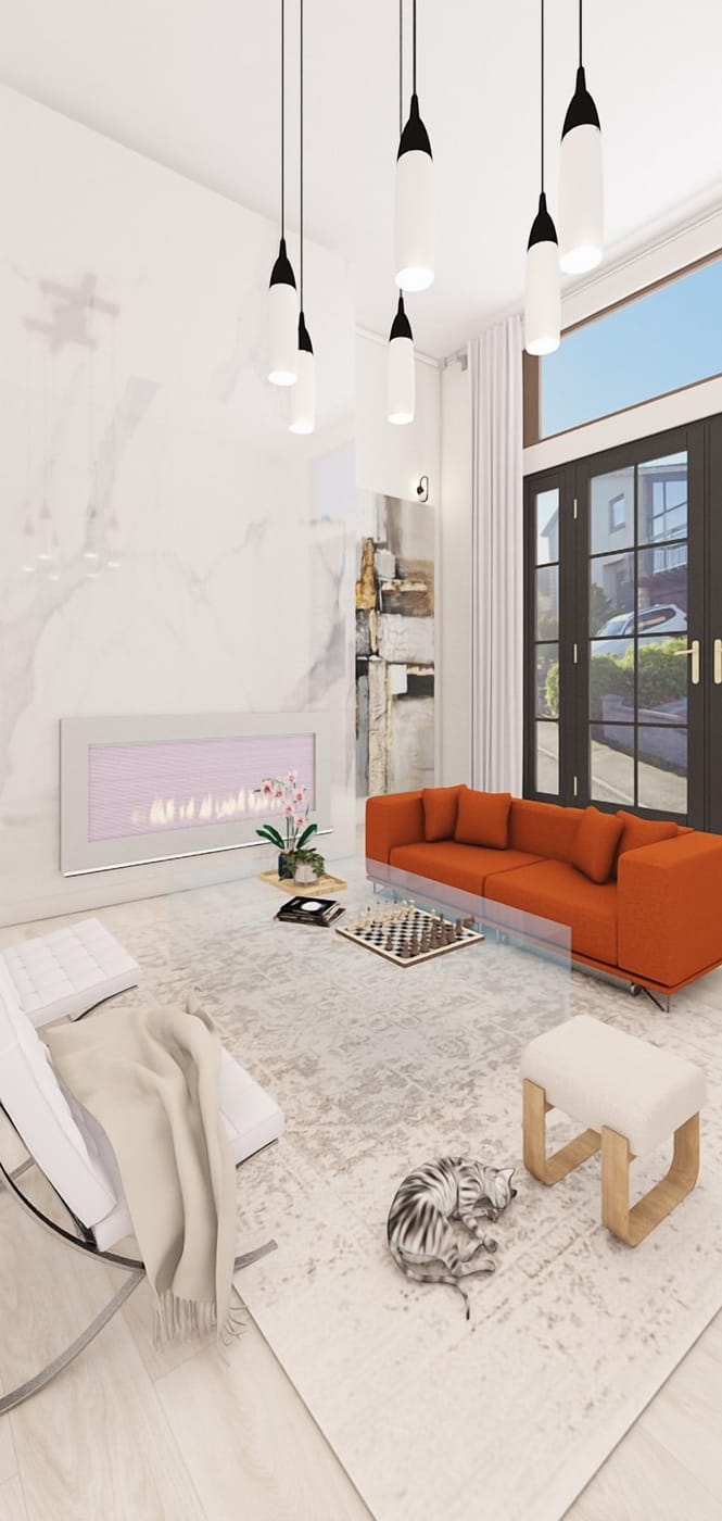 Contemporary living room