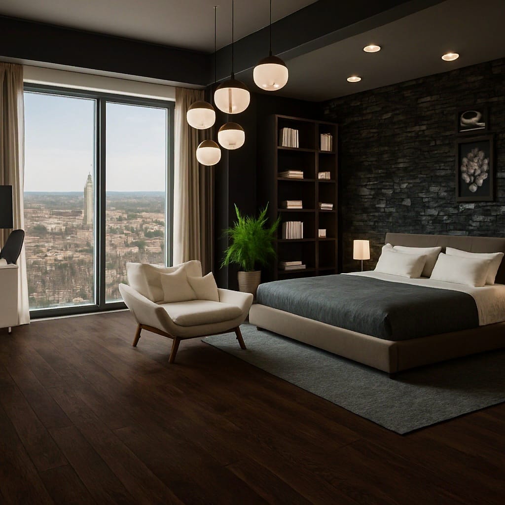 Mid-century bedroom
