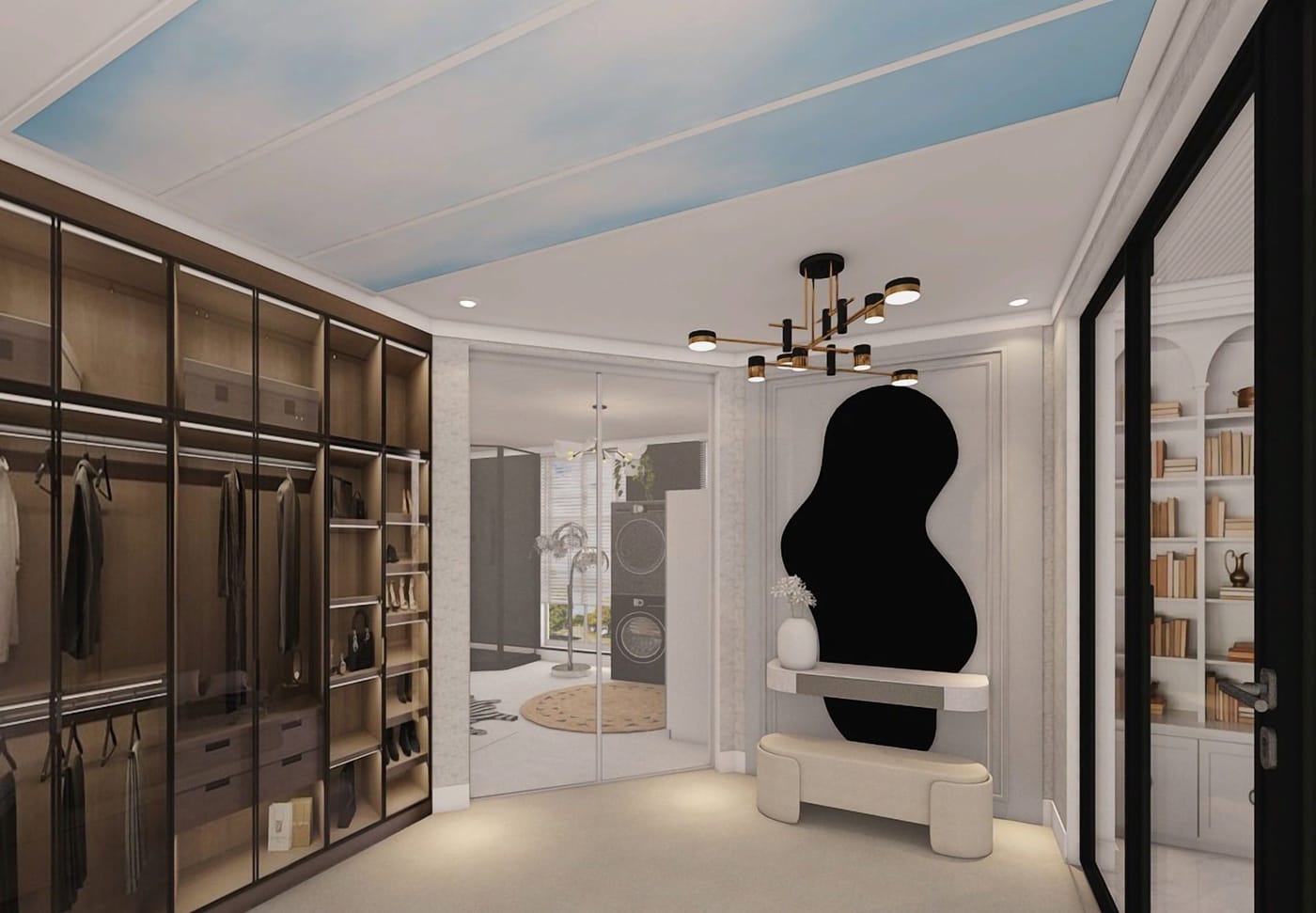 Mid-century bedroom
