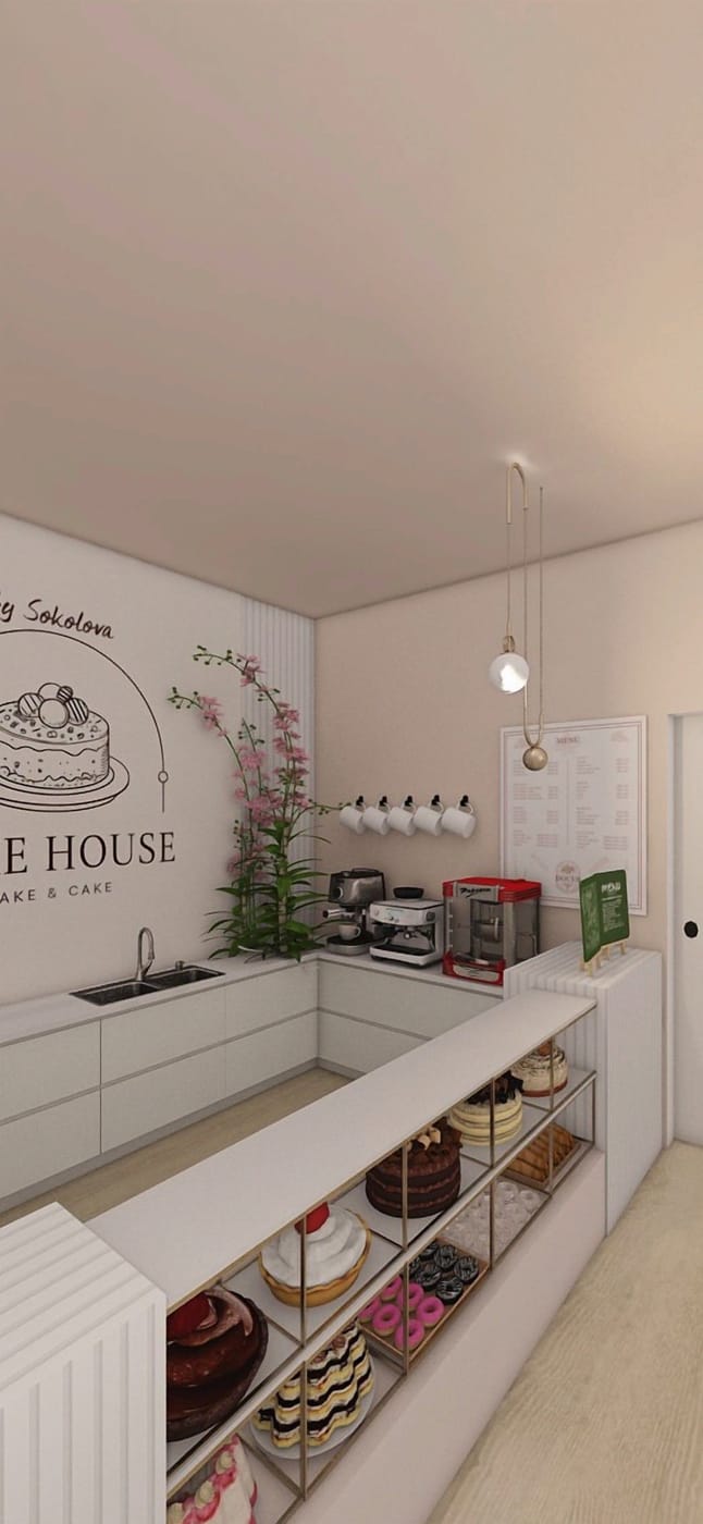 Contemporary cafe