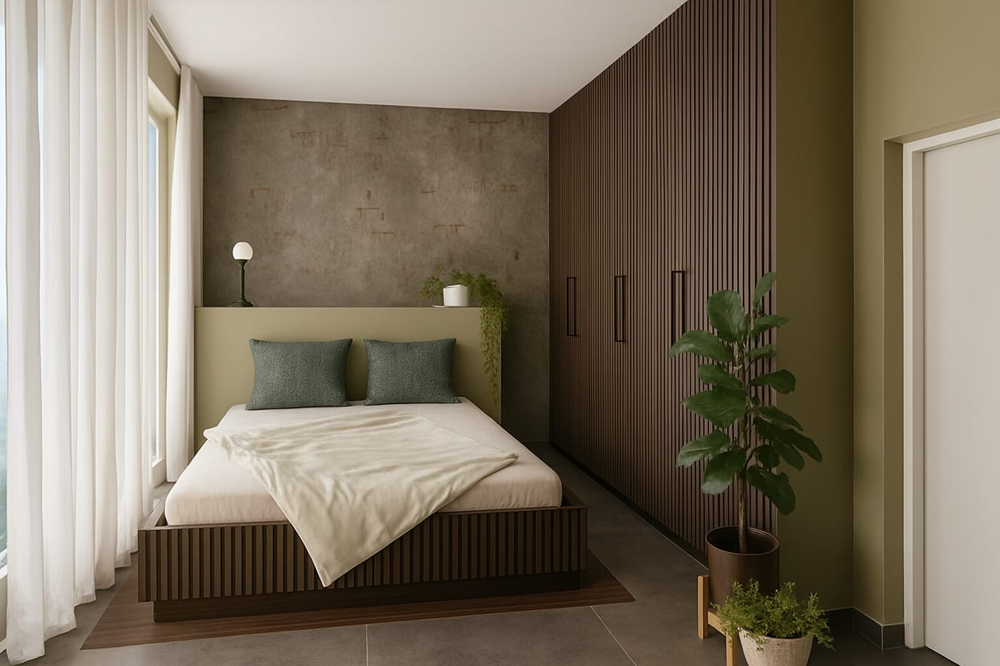 Contemporary bedroom