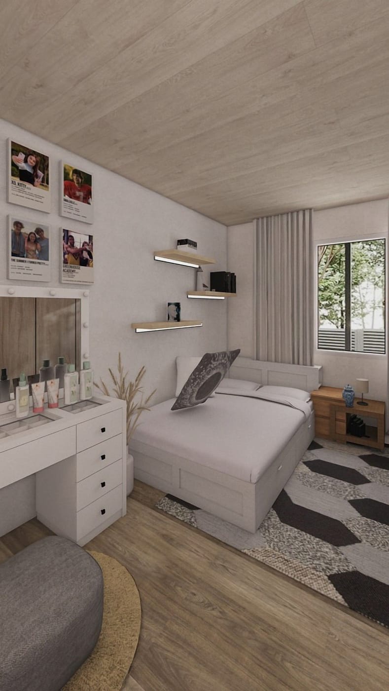 Mid-century bedroom