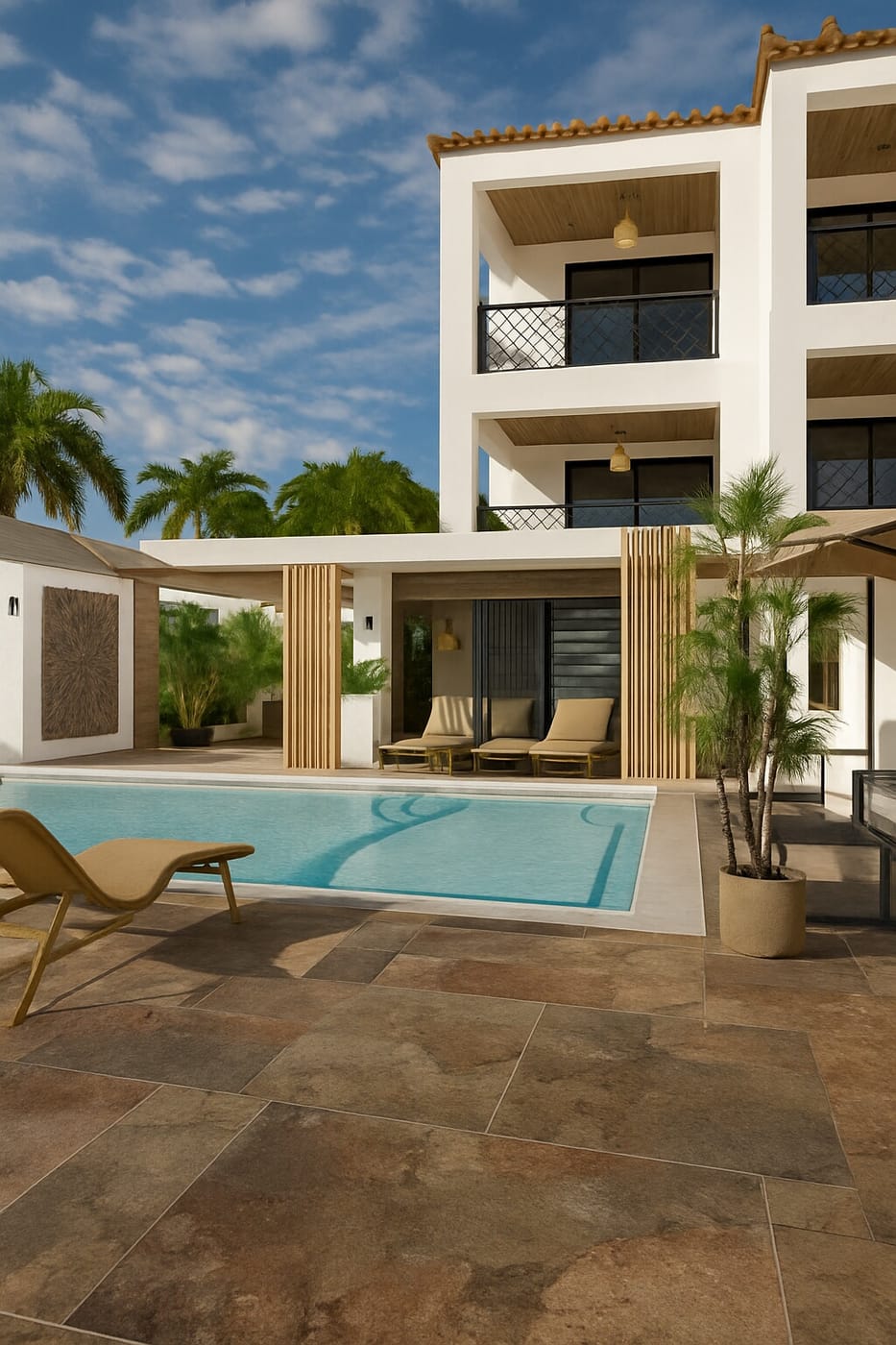 Mediterranean outdoor space