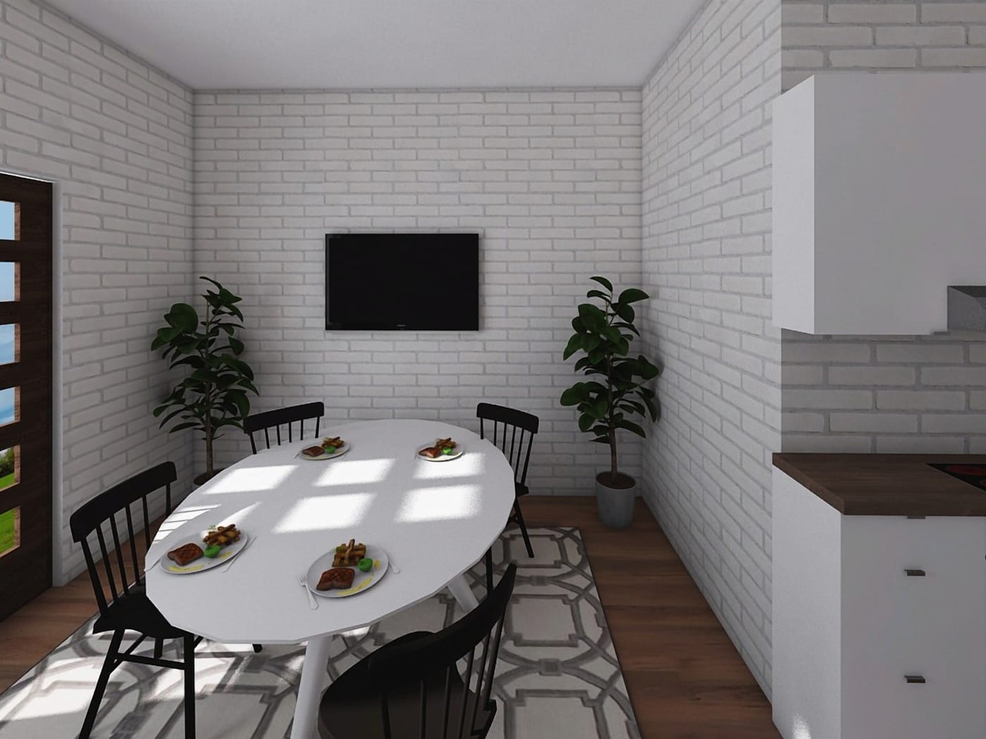 Scandinavian dining room
