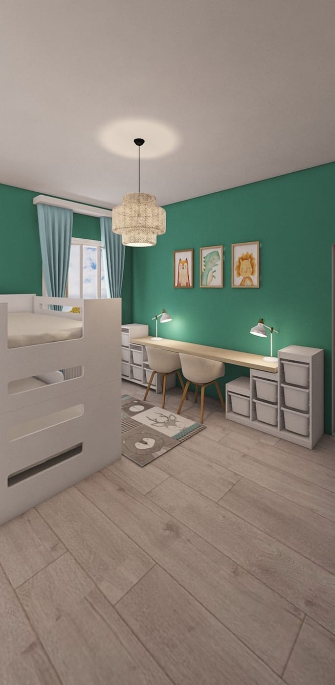 Scandinavian kids room
