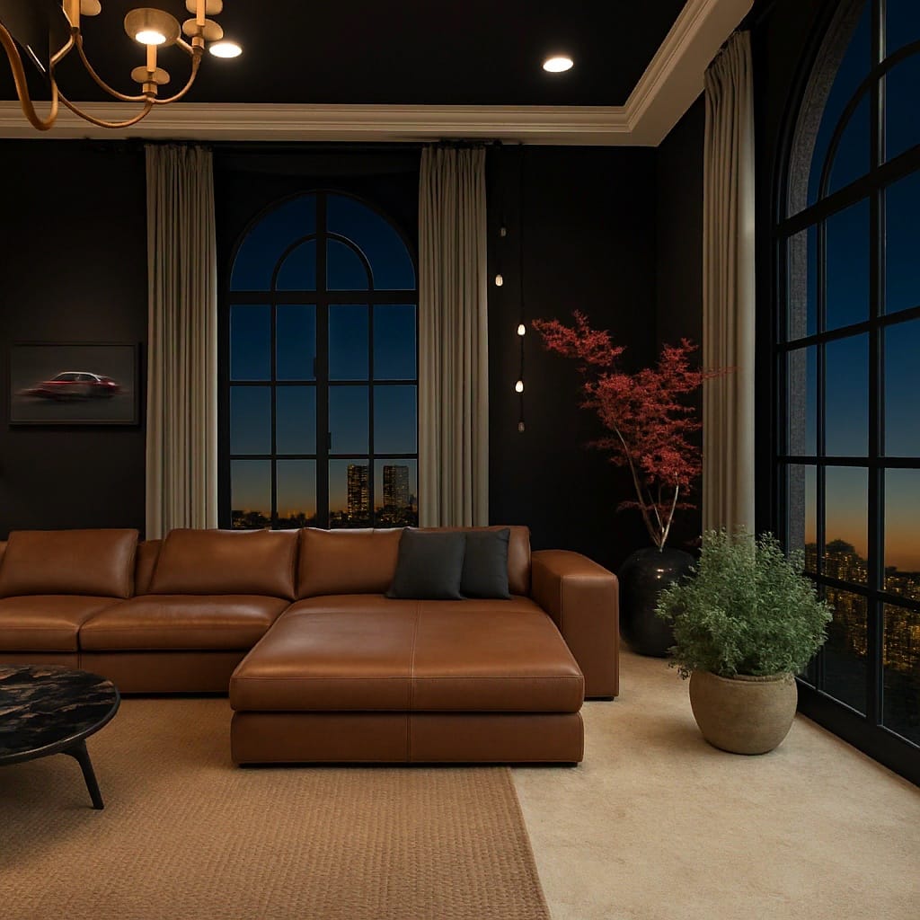 Mid-century living room
