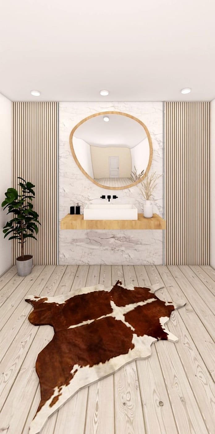 Scandinavian bathroom