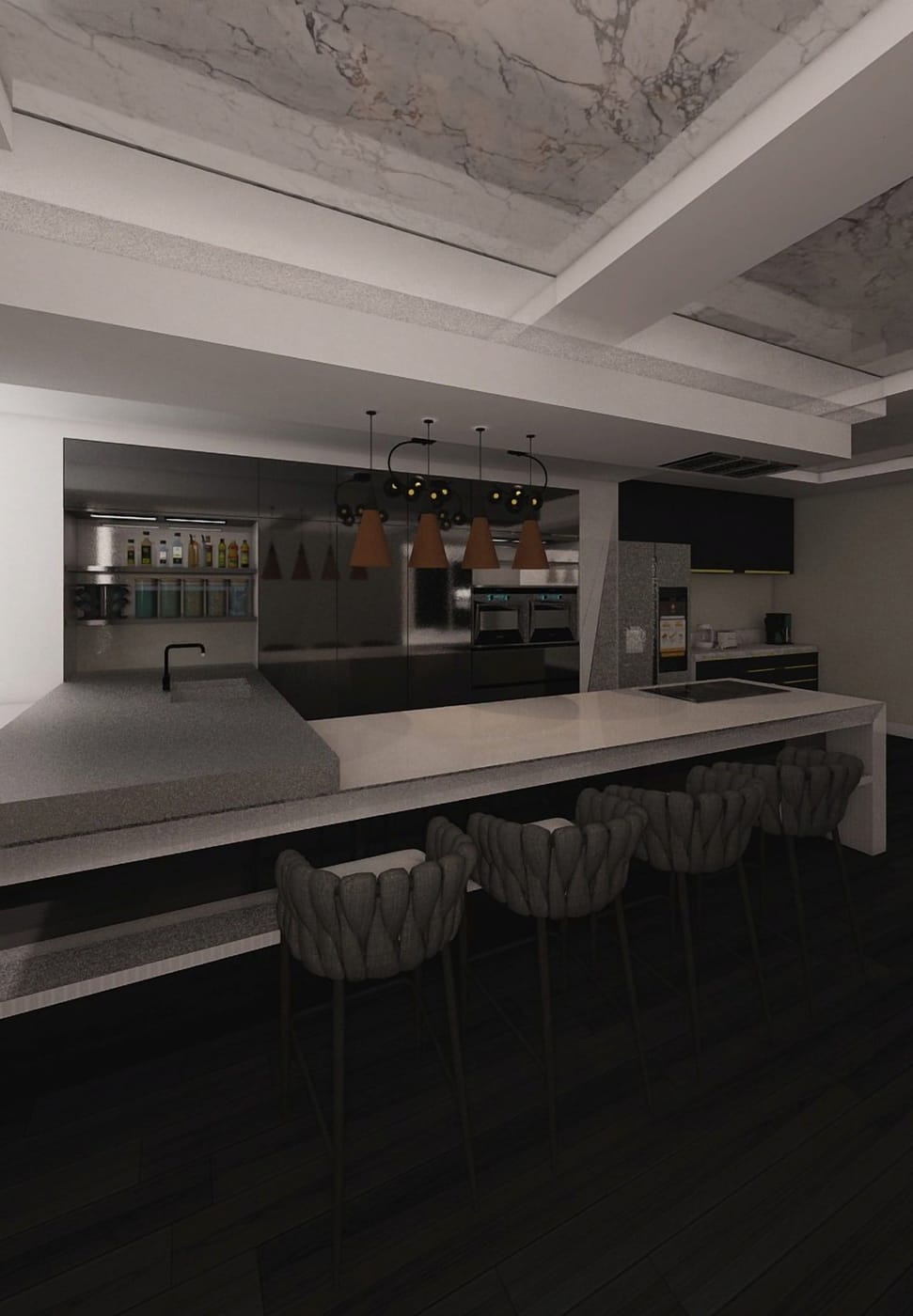 Contemporary bedroom