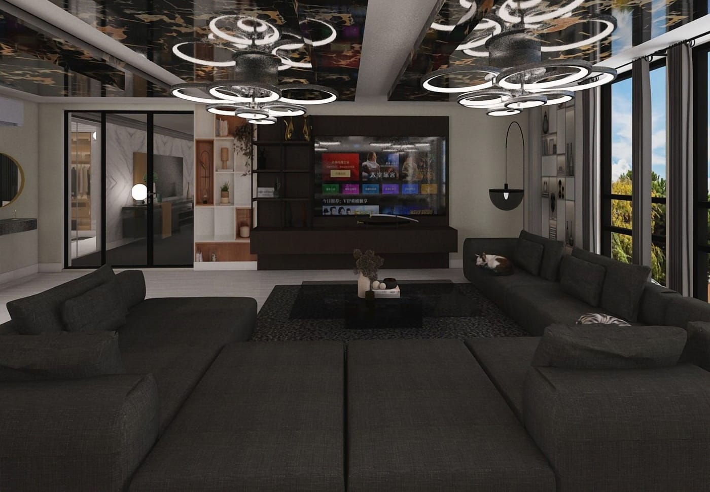 Contemporary bedroom
