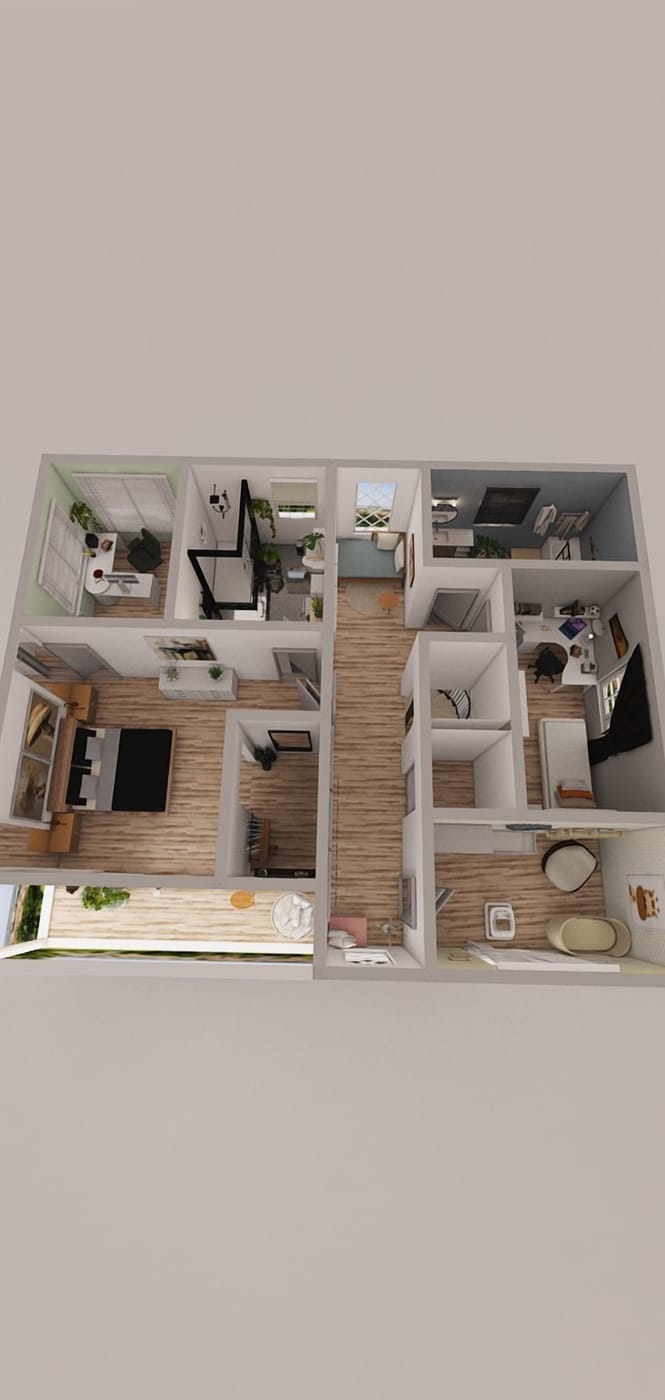 Scandinavian floor plan