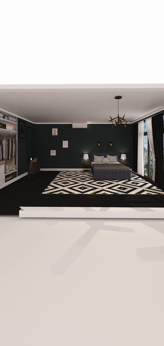 Contemporary bedroom