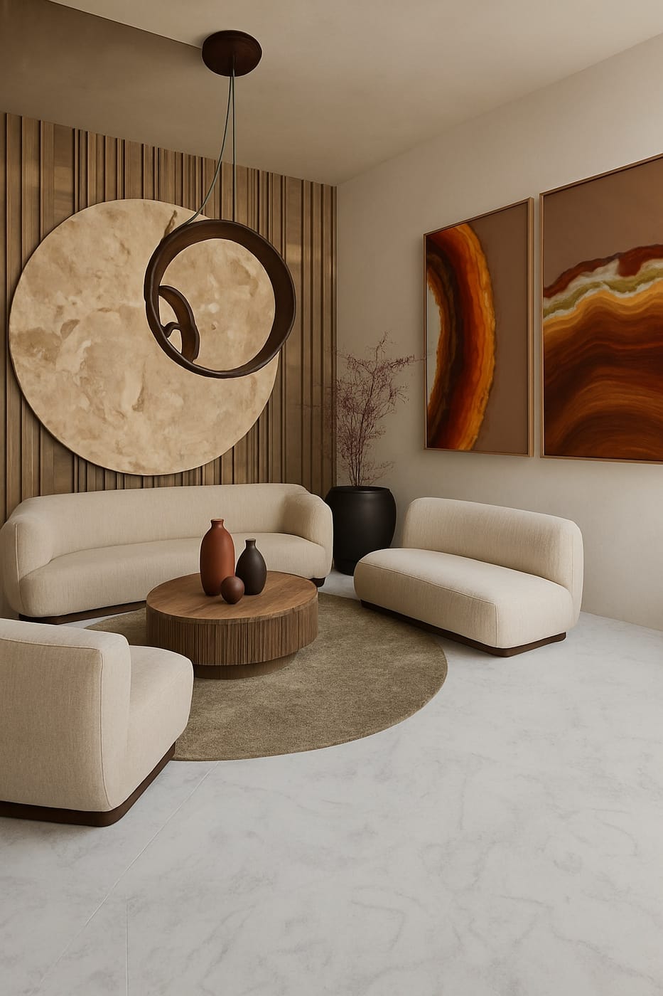 Mid-century living room