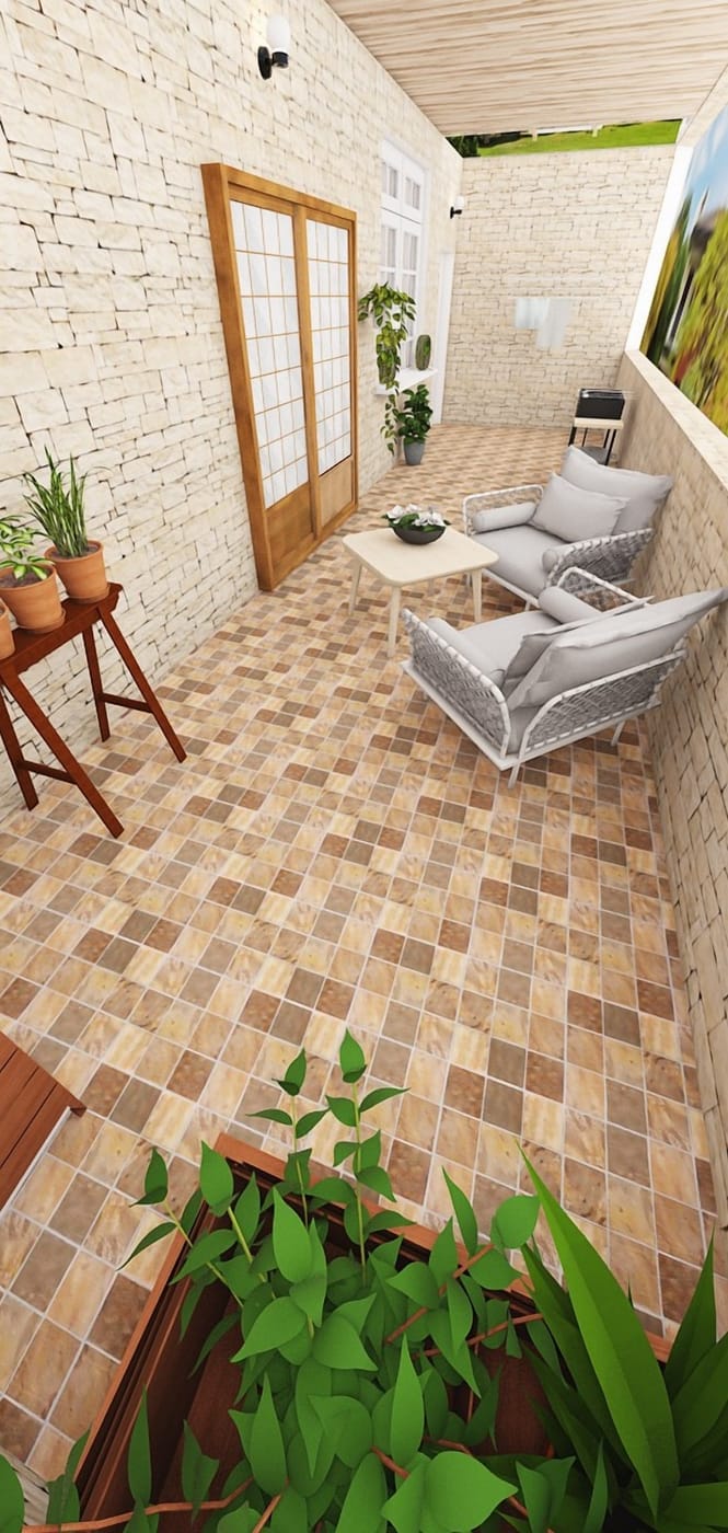 Mediterranean outdoor space