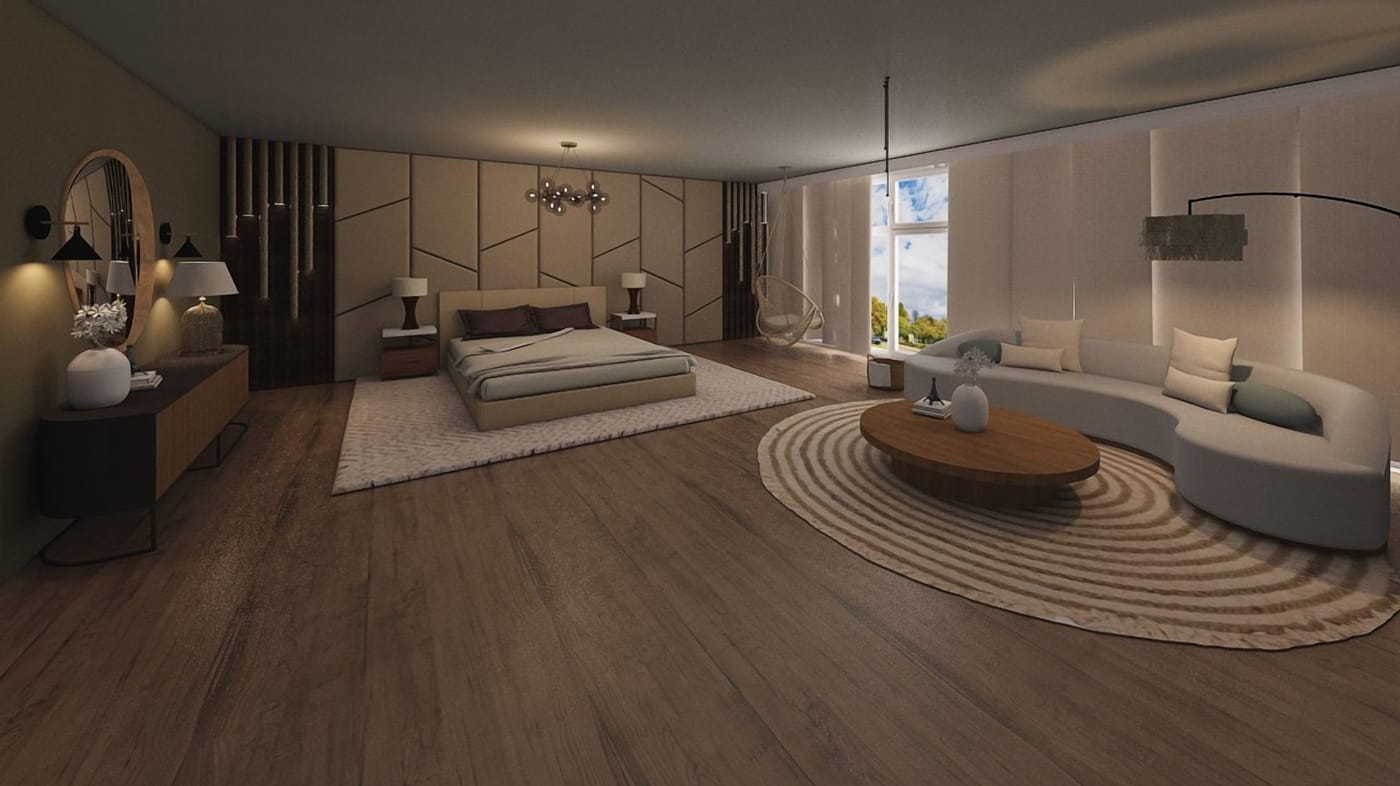 Traditional bedroom