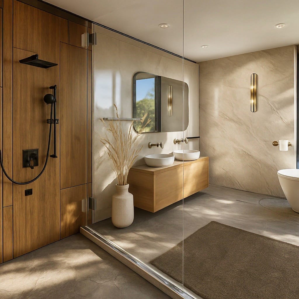 Mid-century bathroom