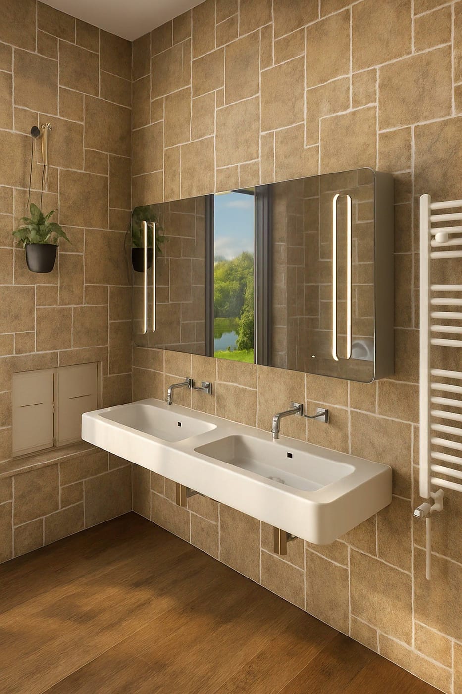 Contemporary bathroom