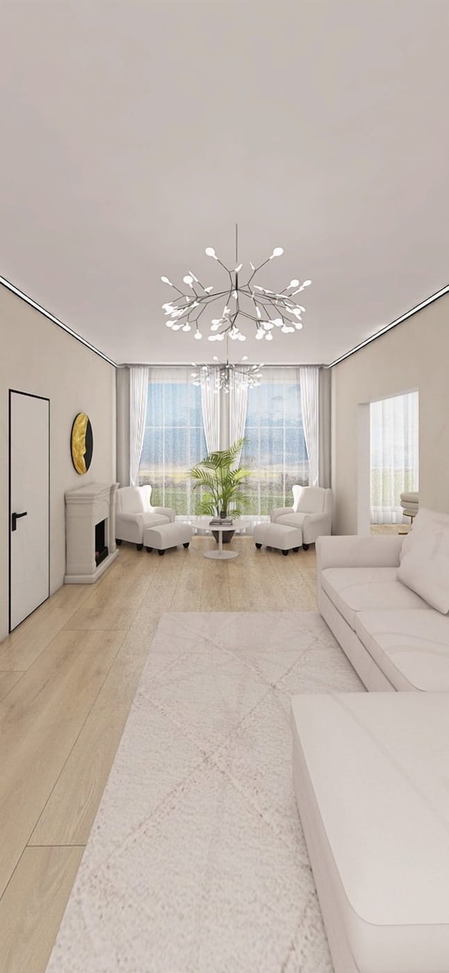 Contemporary floor plan
