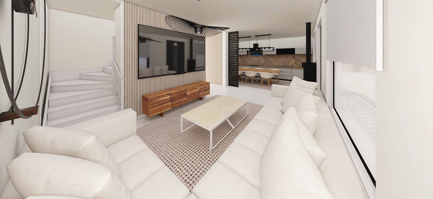 Contemporary floor plan