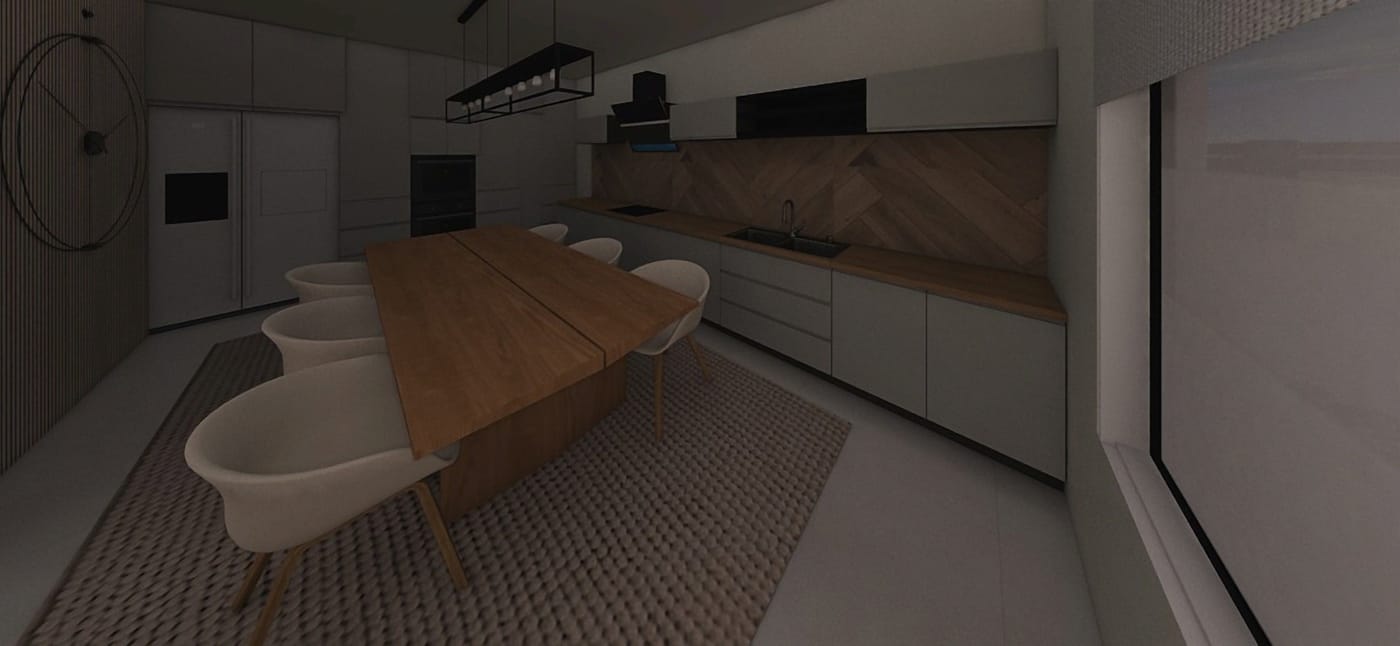 Contemporary floor plan