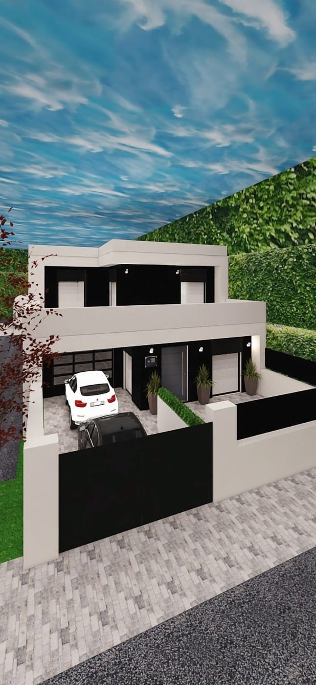 Contemporary outdoor space