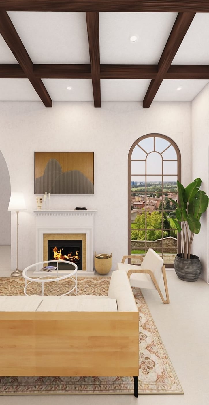 Mediterranean living room