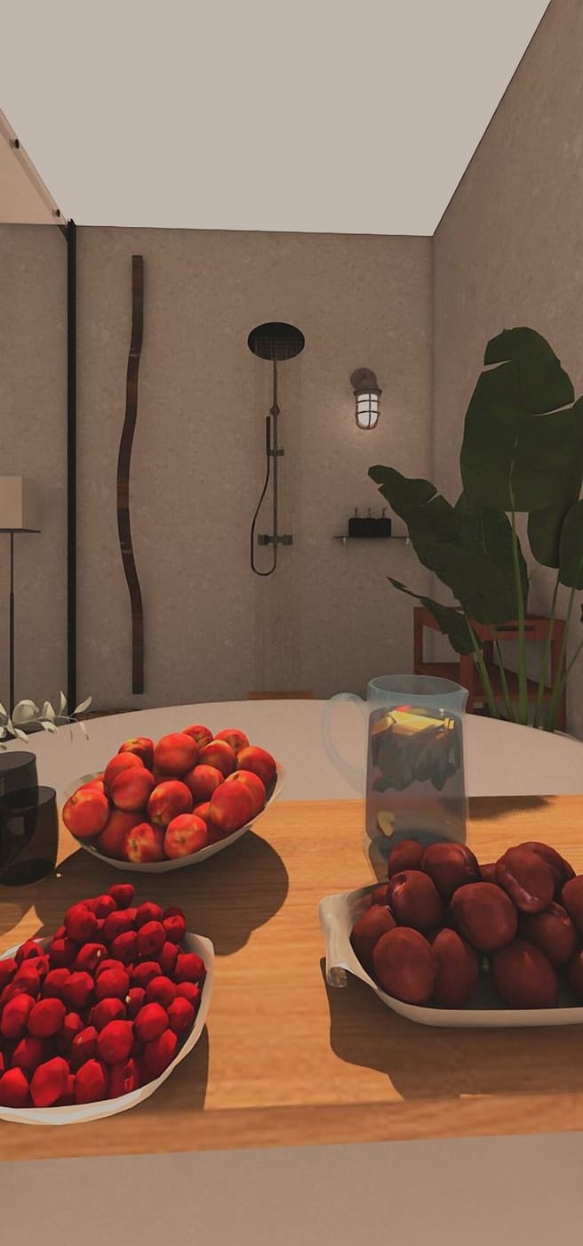 Mid-century bathroom