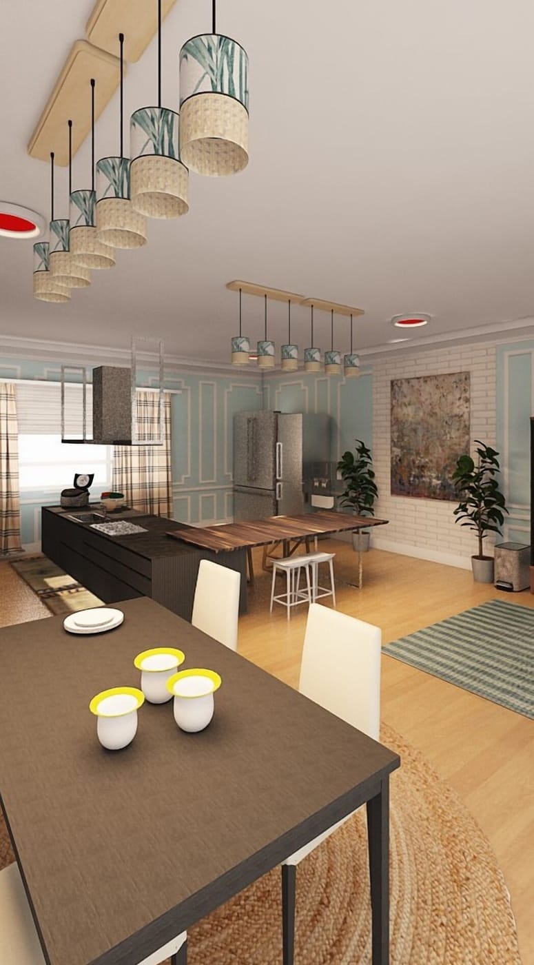 Contemporary floor plan