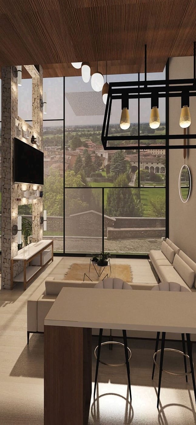 Contemporary floor plan